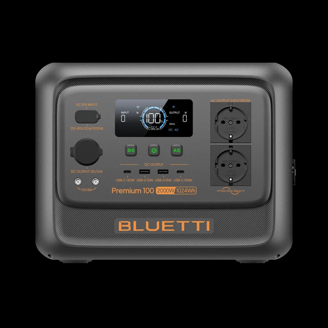 BLUETTI Elite 100 V2 — vue de face | Wattonomie